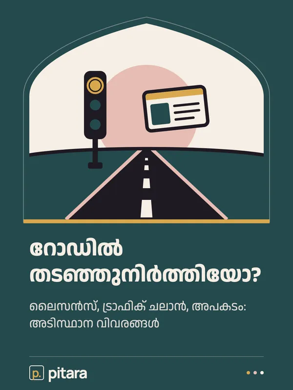 റോഡിൽ തടഞ്ഞുനിർത്തിയോ? cover