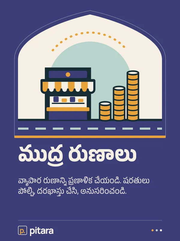 ముద్ర రుణాలు cover
